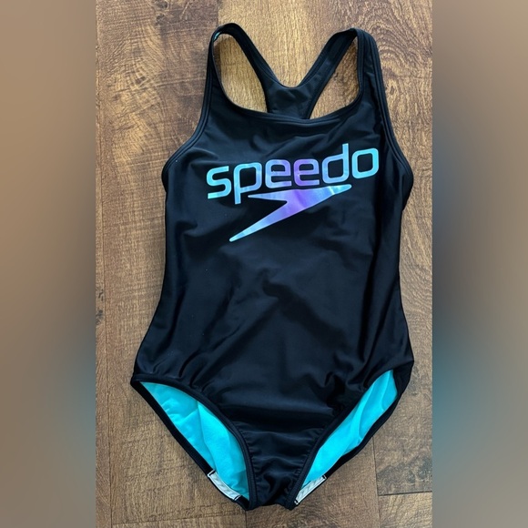 Speedo women’s one piece swim bathing suit Sz 14 - Picture 2 of 8